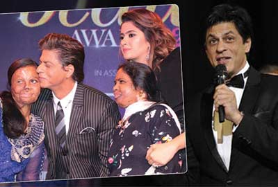 Shah Rukh Khan supports acid attack victims through Meer foundation